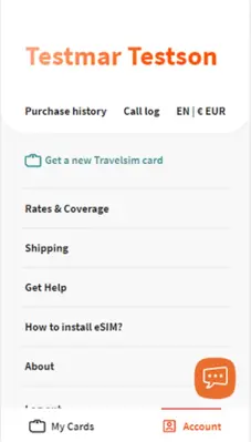 TravelSim android App screenshot 11