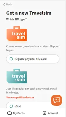 TravelSim android App screenshot 8